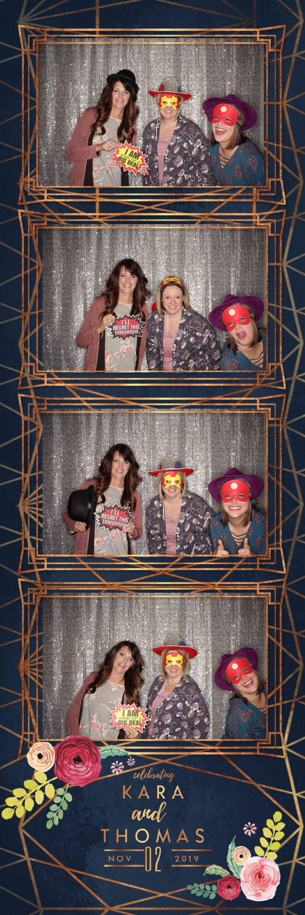 Kara and Thomas Wedding | View more photos from the event at gallery.photoboothbillings.com/u/PhotoBoothBillings/Kara-and-Thomas-Wedding